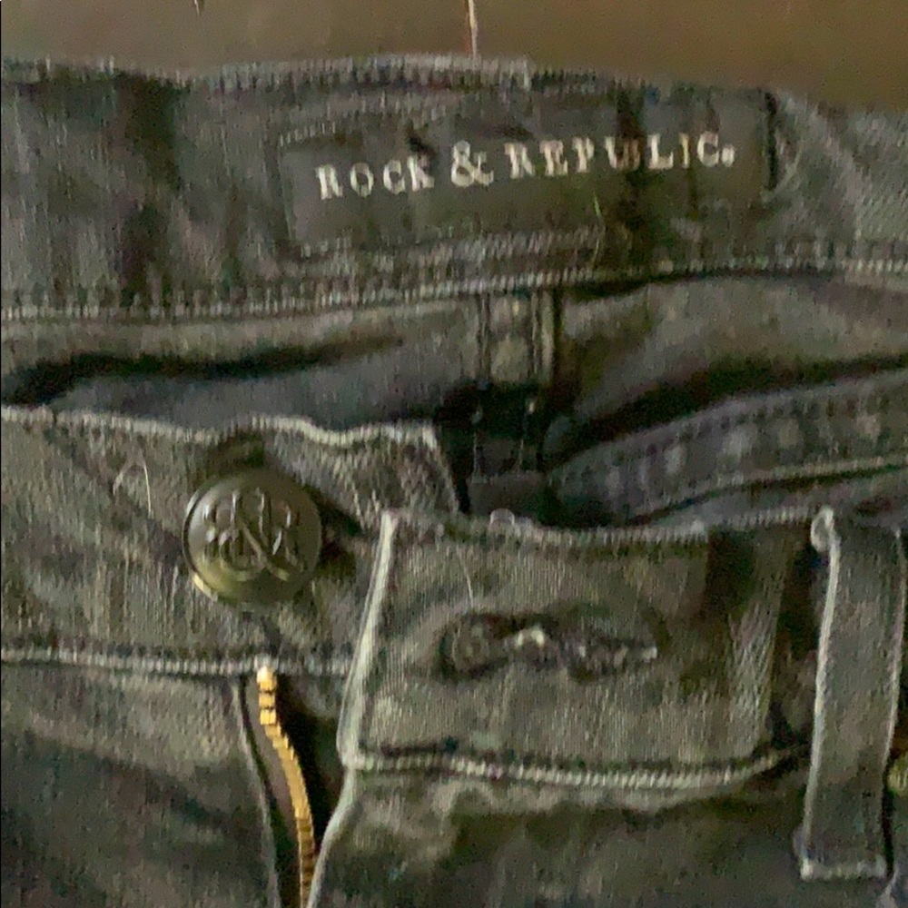 Rock & Republic Black Jeans Sz 29